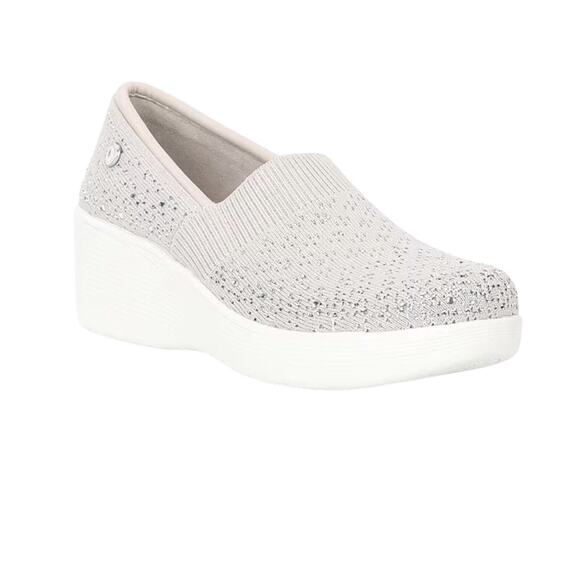 Skechers Martha Stewart Pier Lite Reflection Sparkle Wedge Slip On Shoes Sz 7.5 - Picture 12 of 16